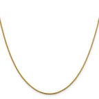 14K 1.4mm D/C Open Franco Chain