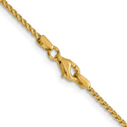 14K 1.4mm D/C Open Franco Chain