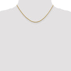 14K 1.4mm D/C Open Franco Chain