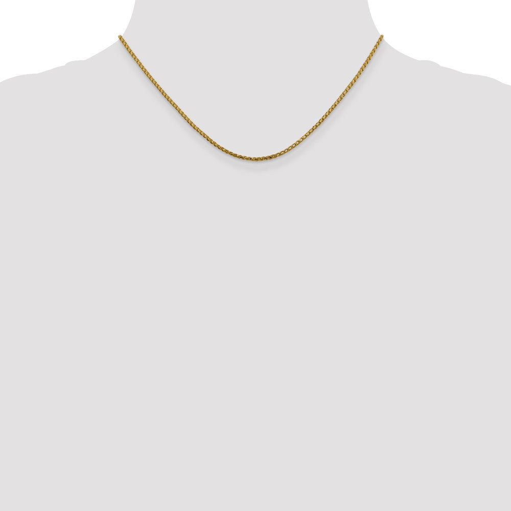 14K 1.6mm D/C Open Franco Chain