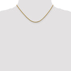 14K 1.6mm D/C Open Franco Chain