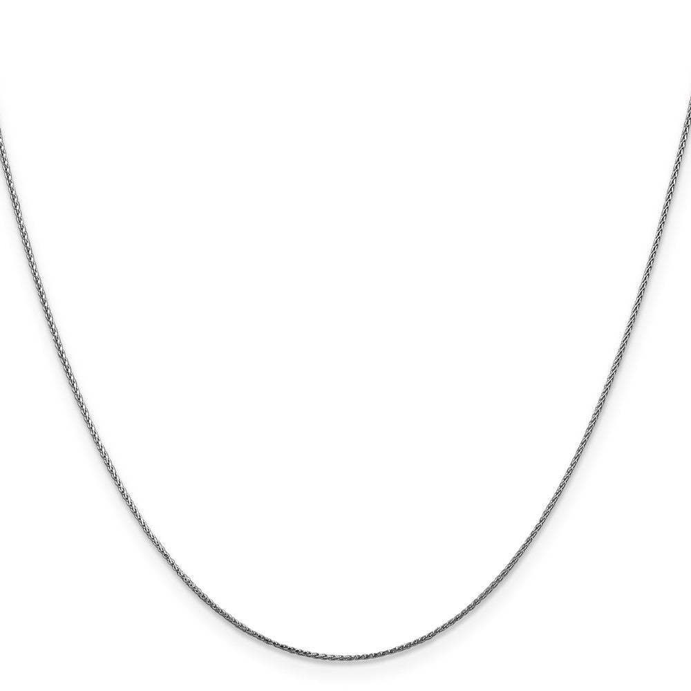 14k White Gold .85mm D/C Spiga Chain
