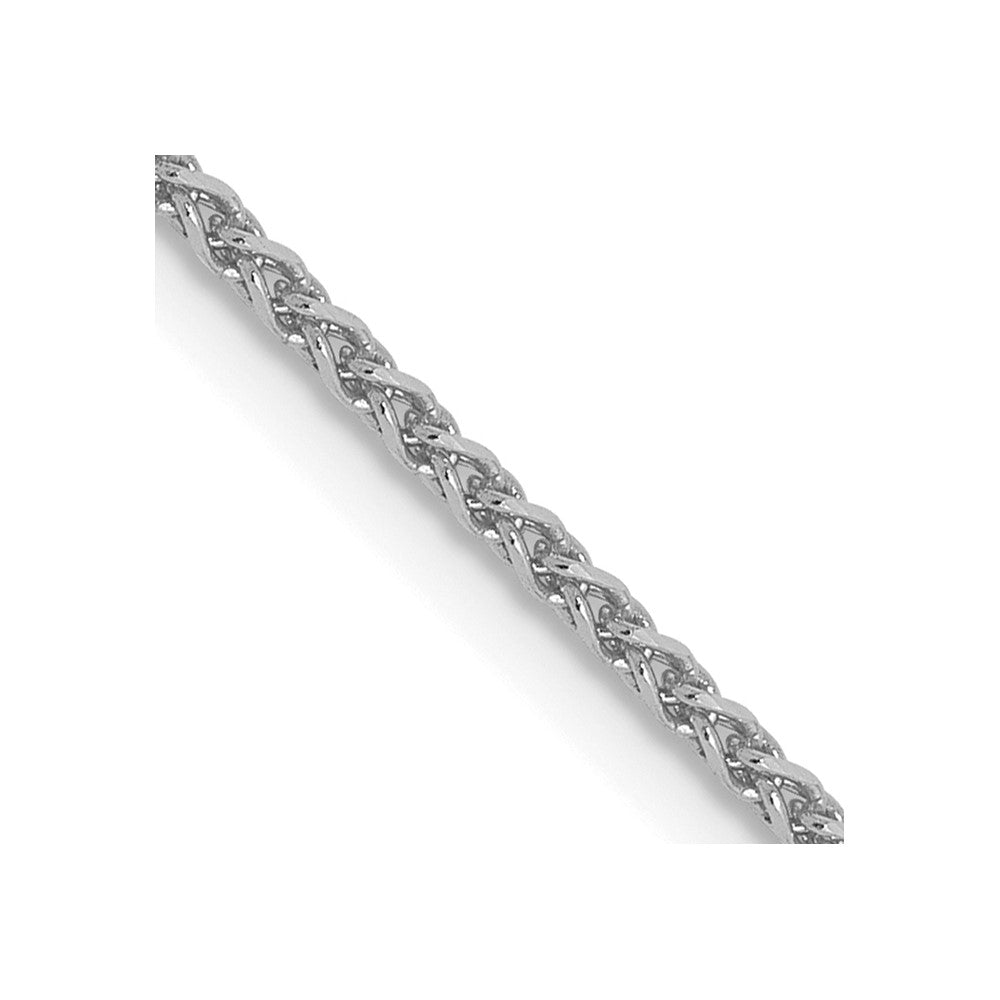 14k White Gold 1.25mm Solid D/C Spiga Chain