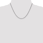14k White Gold 1.7mm Solid D/C Spiga Chain