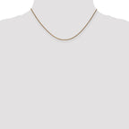 14k 1.25mm D/C Spiga Chain