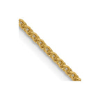 14k 1.25mm D/C Spiga Chain