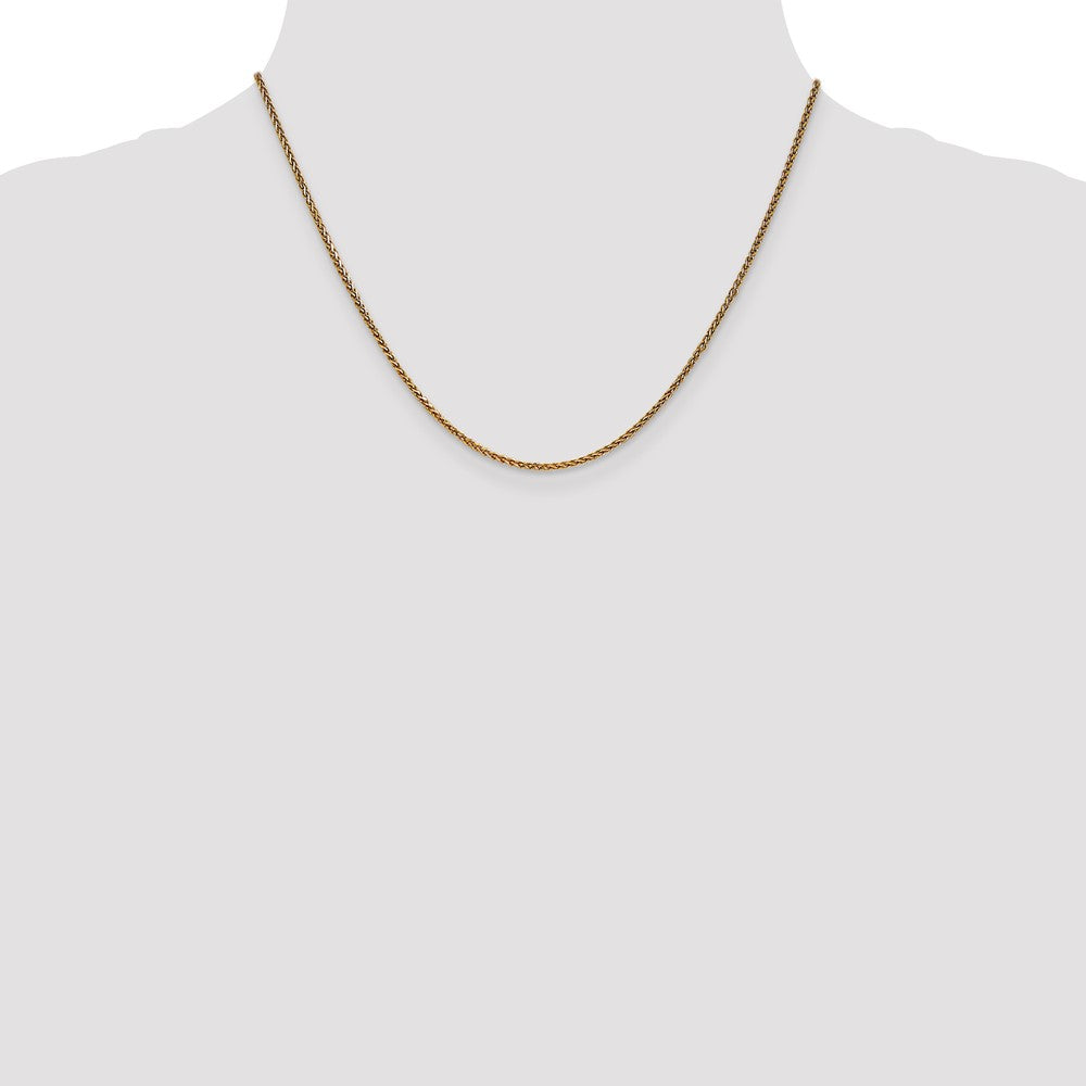14k 1.7mm D/C Spiga Chain