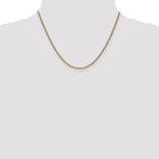 14k 1.7mm D/C Spiga Chain