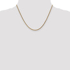 14k 2.1mm Solid D/C Spiga Chain