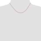 14K .9mm Round Cable Chain