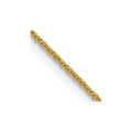 14K .9mm Round Cable Chain