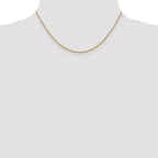 14K 1.8mm Round Cable Chain