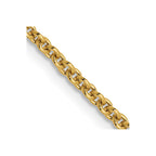 14K 1.8mm Round Cable Chain