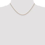 14K 1.3mm Round Snake Chain