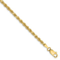 10k 2.75mm Diamond-cut Rope Chain