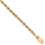 10k 3.0mm Diamond-cut Rope Chain