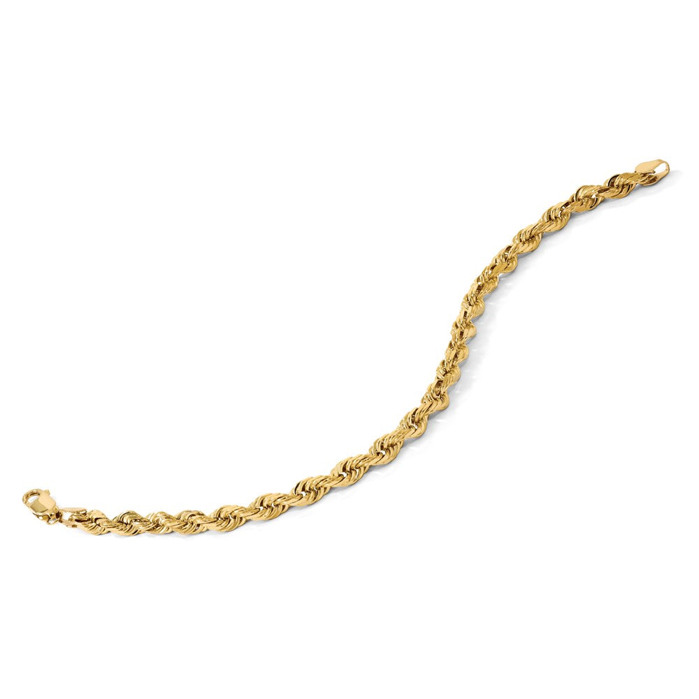 10k 5.5mm Diamond-cut Rope Chain