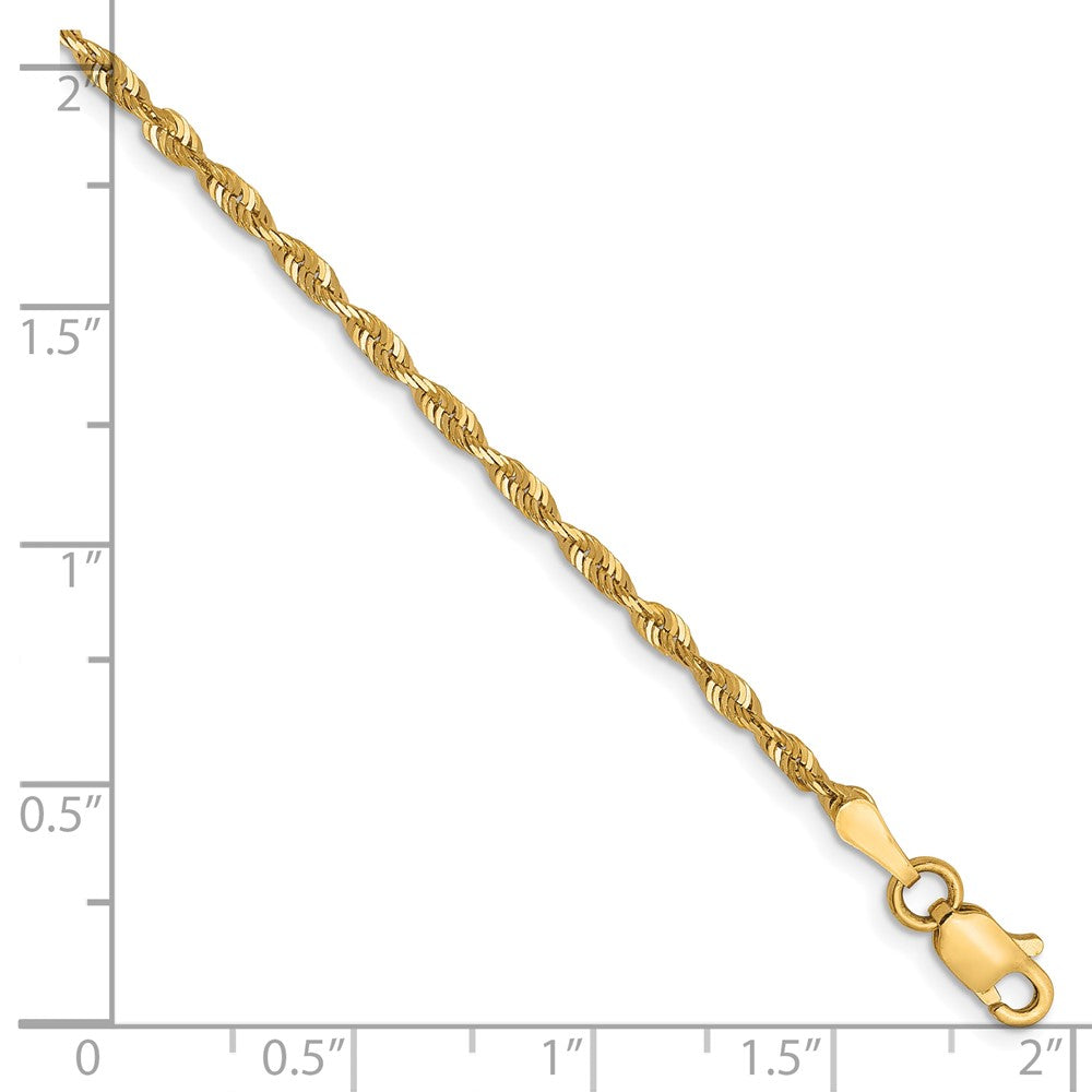 10k 2.0mm Ultra D/C Lightweight Rope Chain