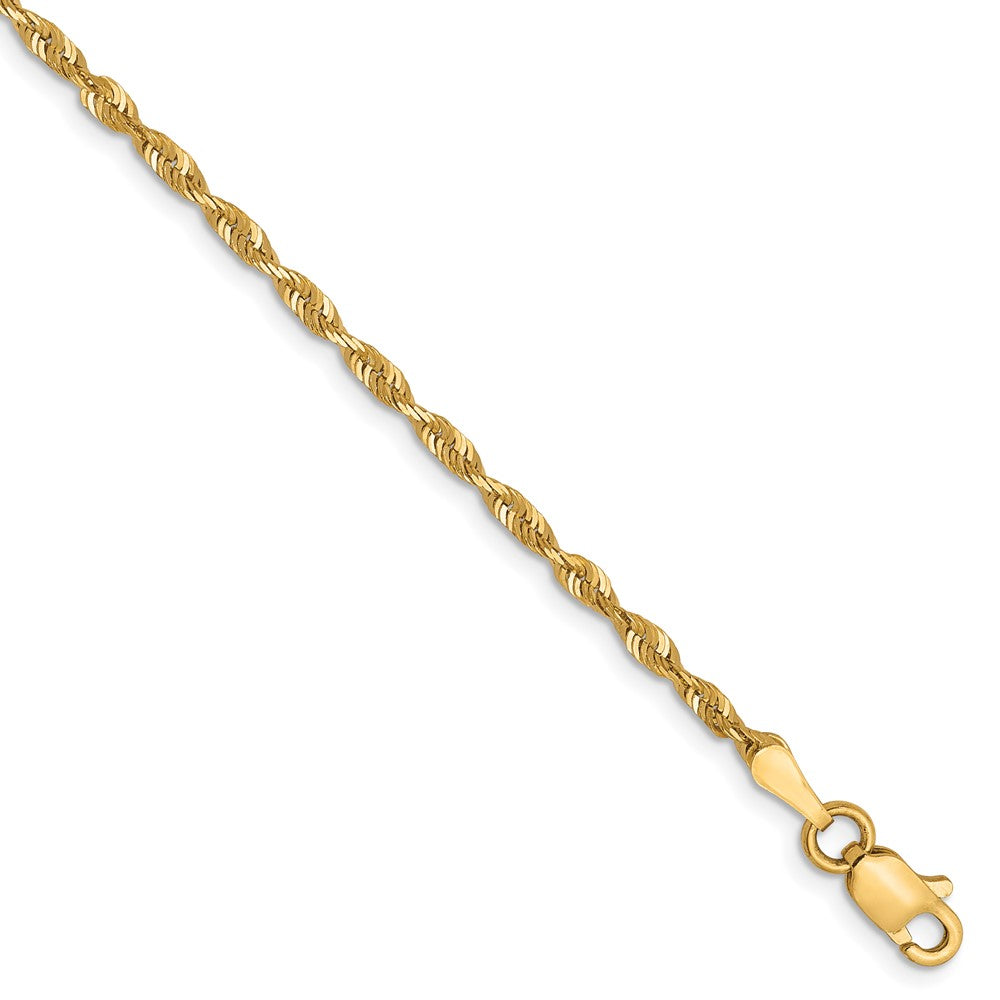 10k 2.0mm Ultra D/C Lightweight Rope Chain