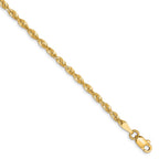 10k 2.5mm Ultra D/C Lightweight Rope Chain