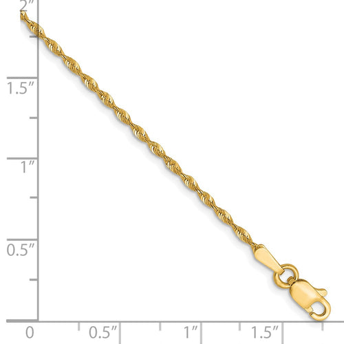 10k 1.5mm Ultra D/C Lightweight Rope Chain