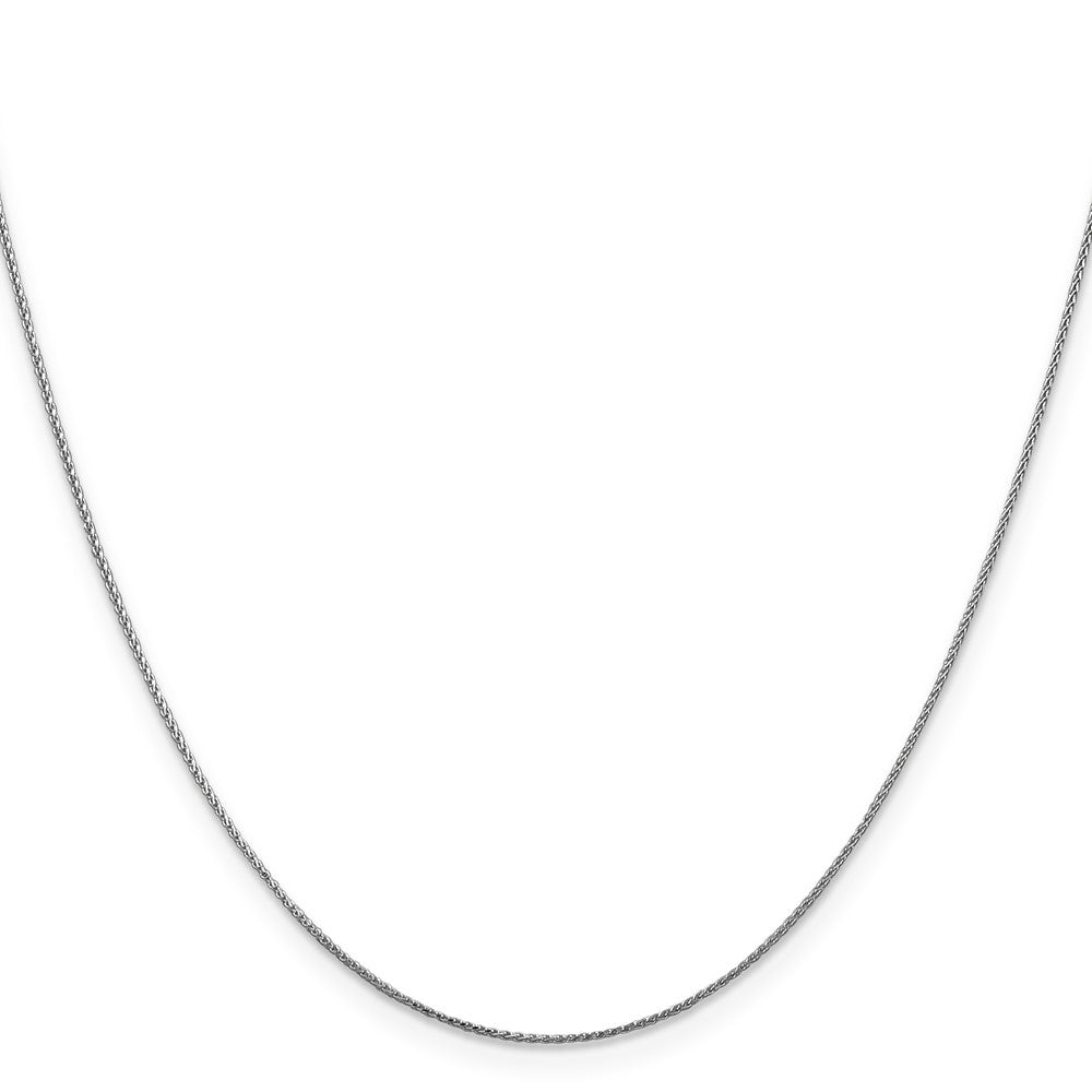 10k White Gold .85mm D/C Spiga Chain