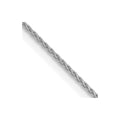 10k White Gold .85mm D/C Spiga Chain