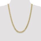 10K 7mm Semi-Solid Curb Chain