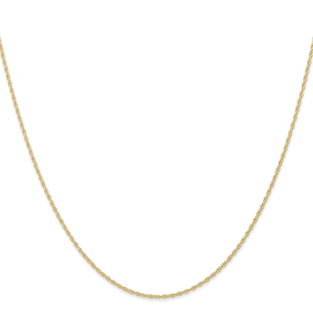 14K Carded .95mm Cable Rope with Spring Ring Clasp Chain