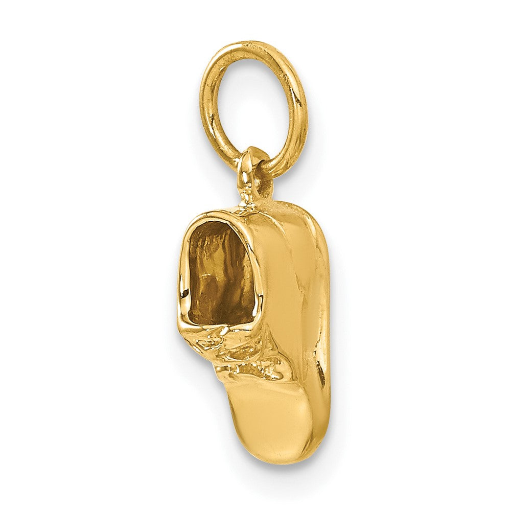 14k  3-D Single Baby Shoe Charm