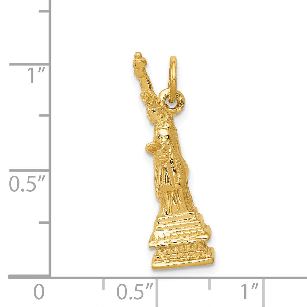 14k  3-D Statue Of Liberty Charm