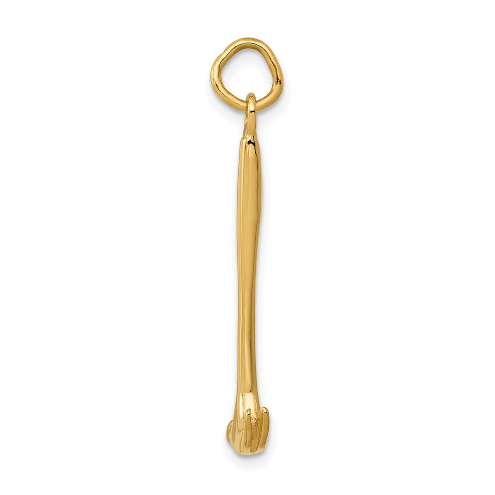 14K 3-D Hammer Charm