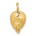 14k  3-D Firemans Helmet Charm
