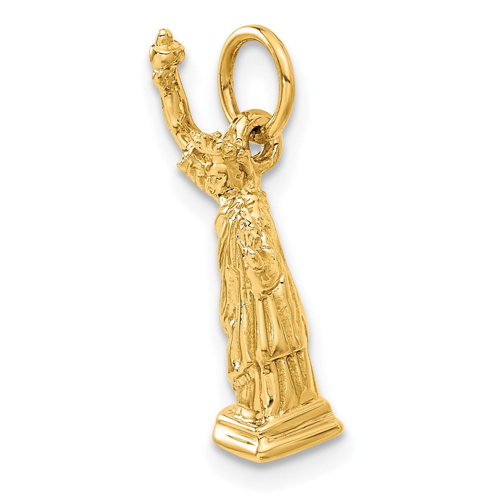 14k  3-D Statue Of Liberty Charm