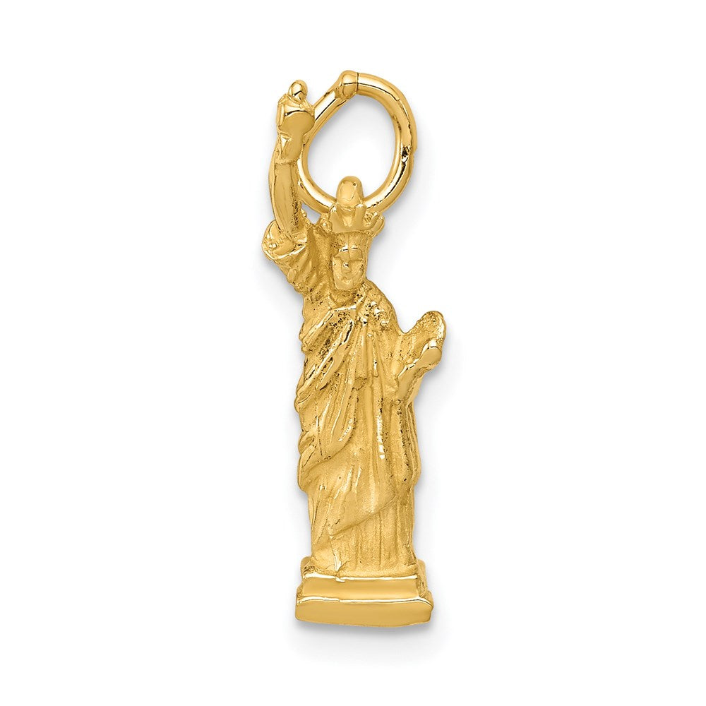 14k  3-D Statue Of Liberty Charm