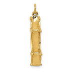 14k 3-D GOLDEN GATE Bridge Charm