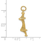 14k 3-D GOLDEN GATE Bridge Charm