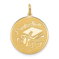 14k GRADUATION DAY Engravable Disc Charm