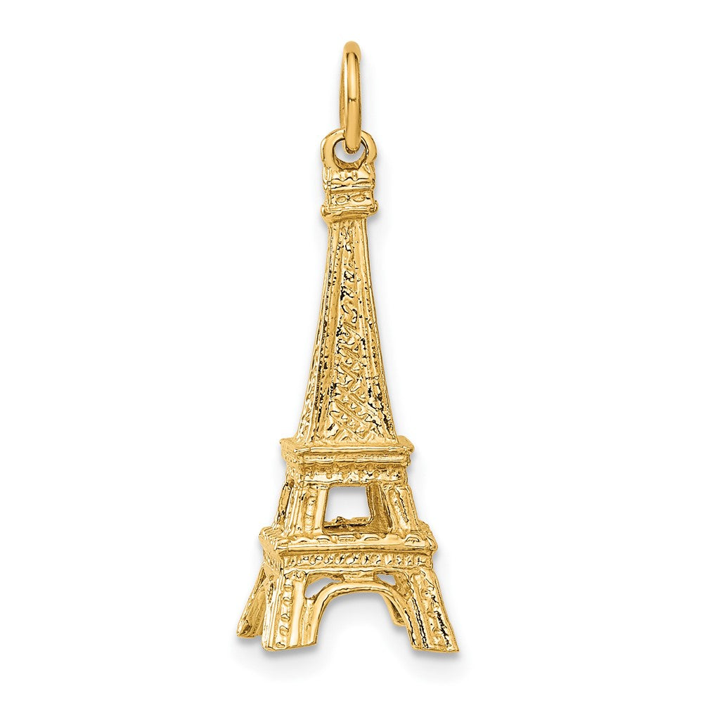14K  3-D Eiffel Tower Charm