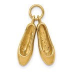 14K 3-D Ballet Slippers Charm