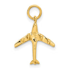 14k 3-D Jet Charm