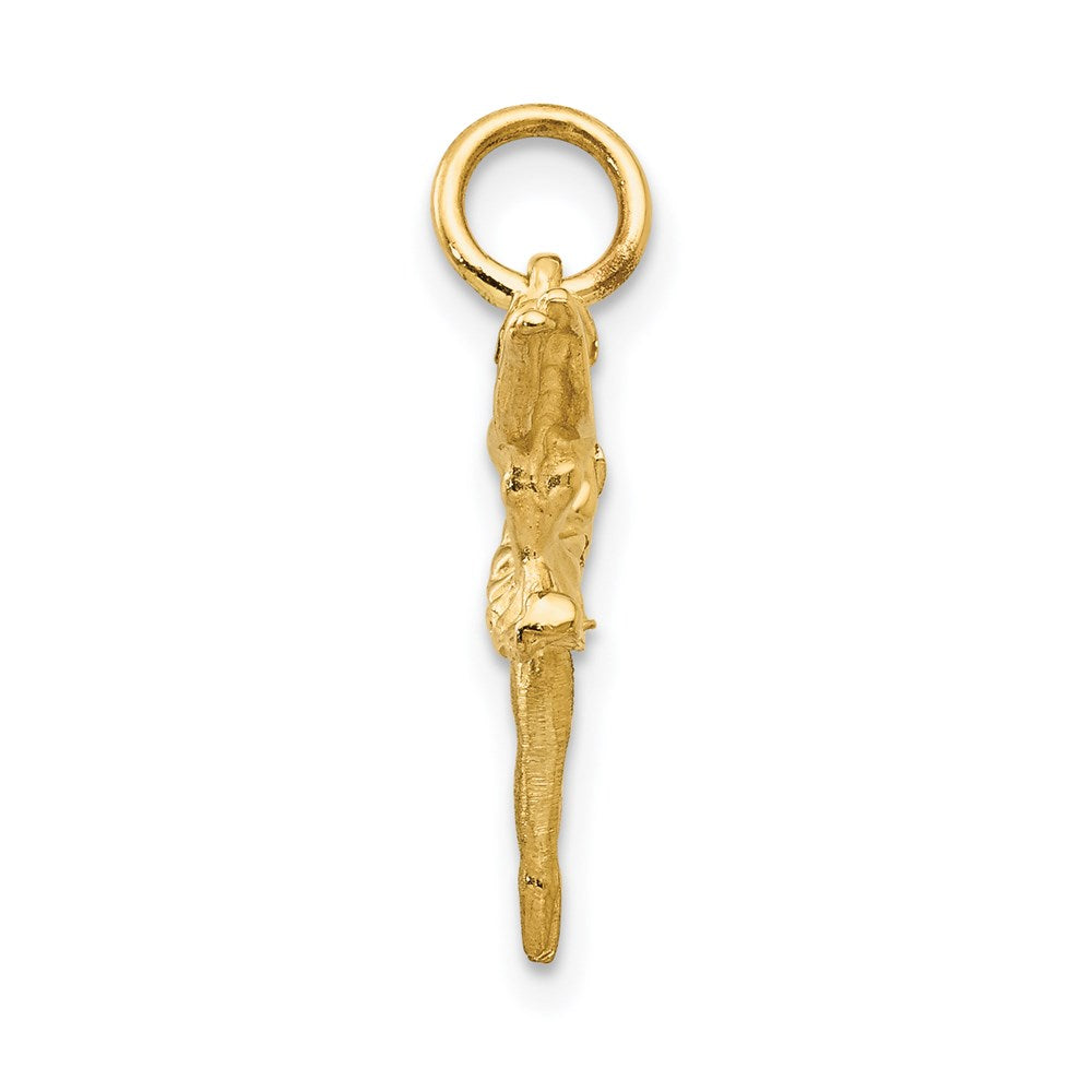 14K  3-D Ballerina Charm