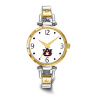 LogoArt Auburn University Elegant Ladies Two-tone Quartz Bracelet Watch
