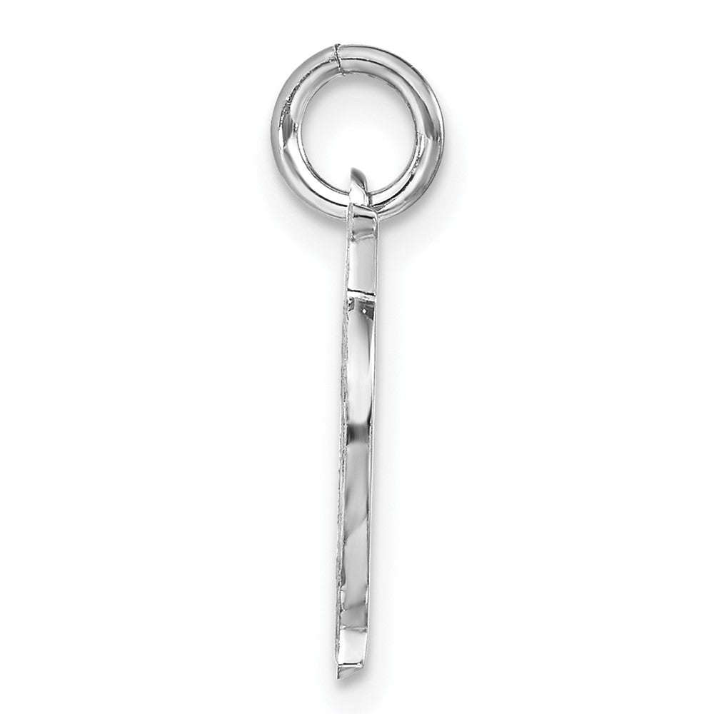 Sterling Silver & Enamel NHL Colorado Avalanche I Heart Logo Charm