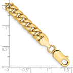 14K 6mm Semi-Solid Miami Cuban with Lobster Clasp Bracelet