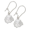 S/S CHIC BLACKHAWKS HEAD LOGO 3/8 DANGLE ERD