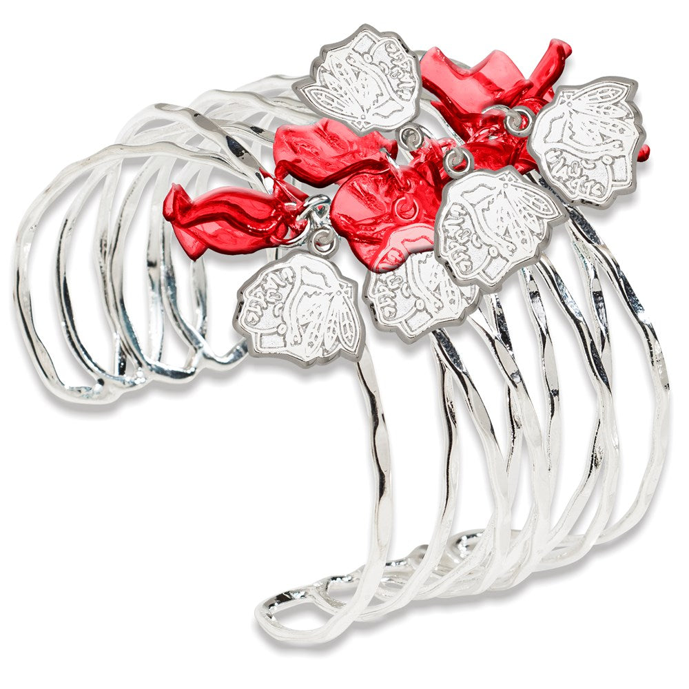CHICAGO BLACKHAWKS CELEBRATION CUFF BRACELET