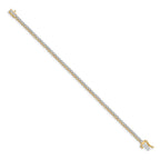 14k Complete 1/2 carat Diamond Illusion Setting 7 inch Tennis Bracelet