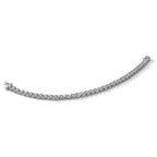 14k White Gold 5/8 carat Lab Grown Diamond VS/SI+ G+ Complete 7.5 inch Fancy Bracelet