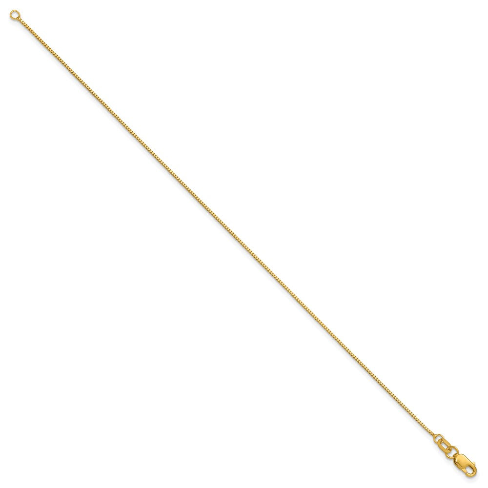 14K .7mm Box with Lobster Clasp Bracelet